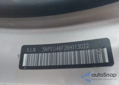 2006 Hyundai Sonata Gls V6/Lx V6 from USA, damaged, VIN 5NPEU46F26H113022